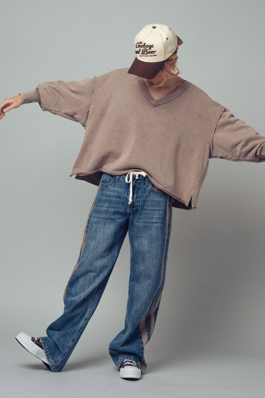 Perfect Oversized Pullover Sweatshirt Top