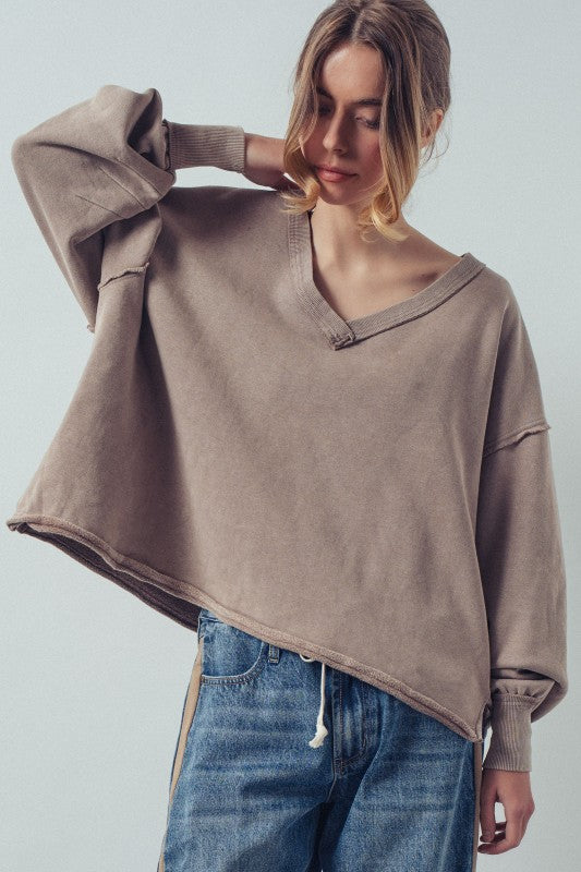 Perfect Oversized Pullover Sweatshirt Top