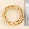 Multi Strand Ball Bead Stretch Bracelet Set