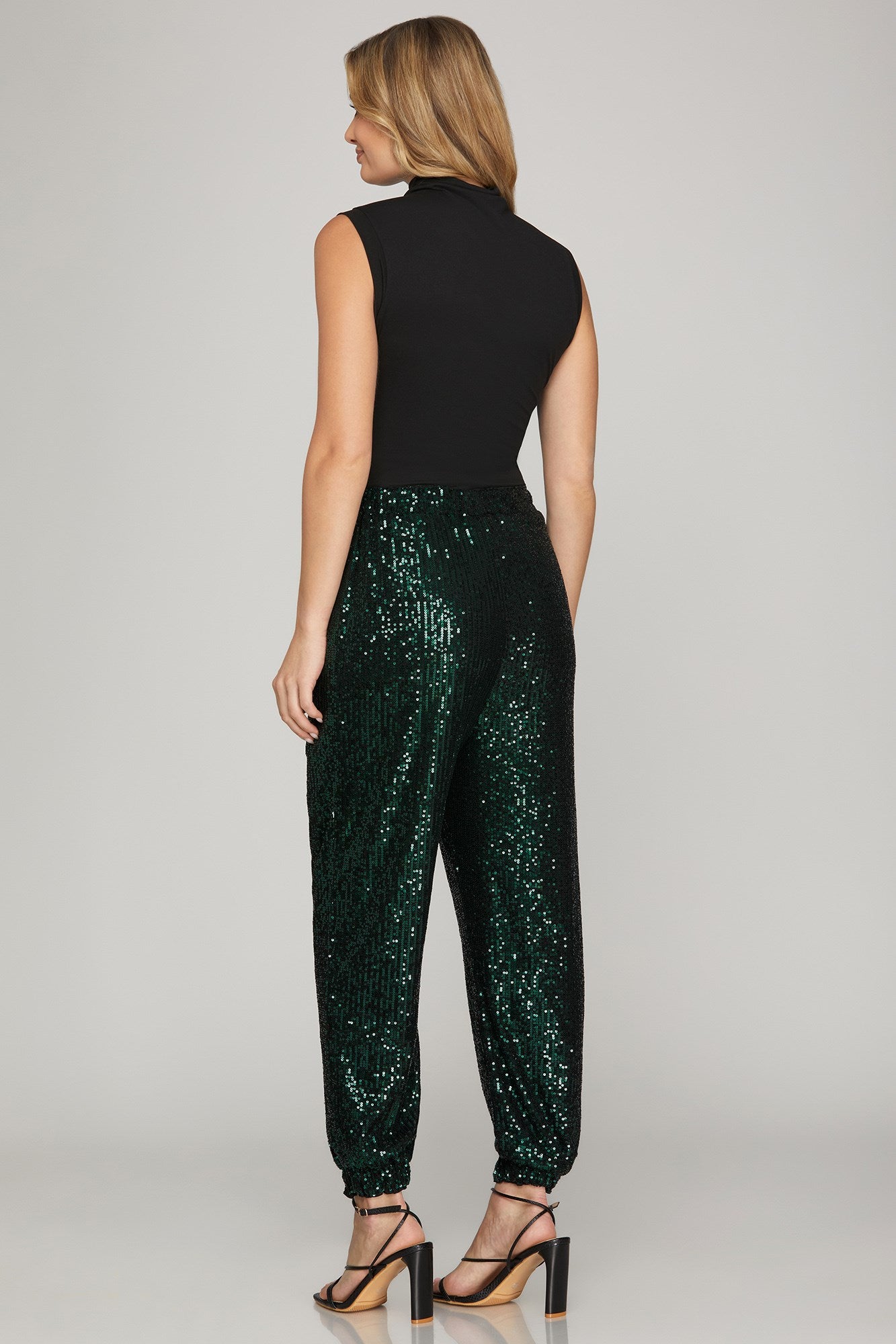 Sequin Jogger Pants