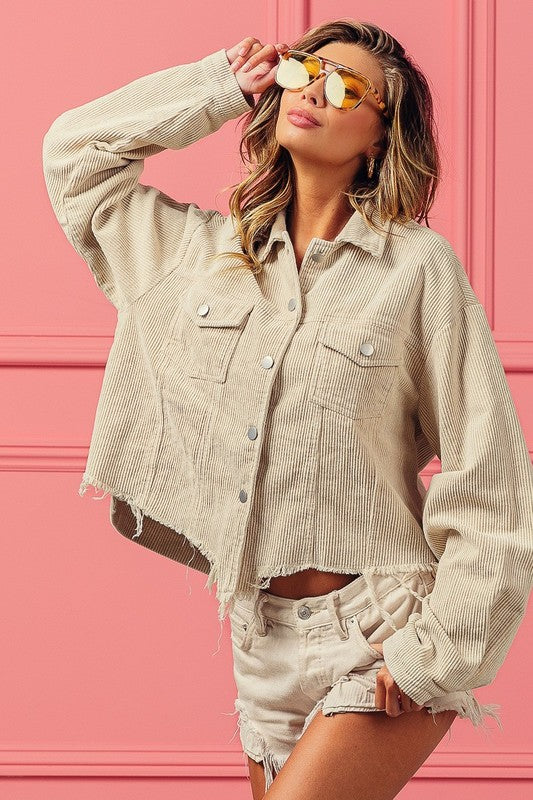 Vintage Washed Corduroy Jacket