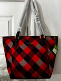 Vera Bradley Red and Black Tote
