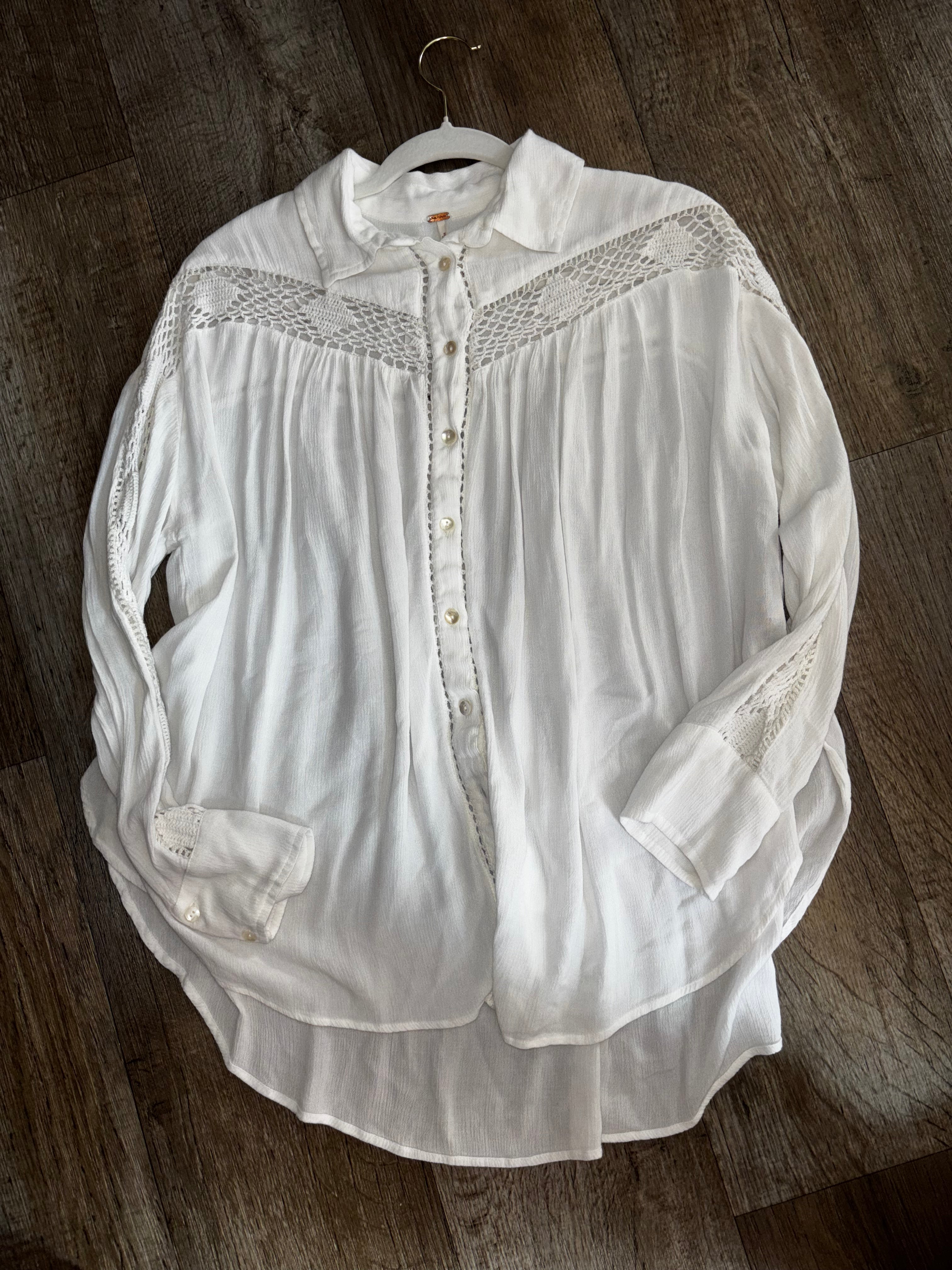 Free People Button Down