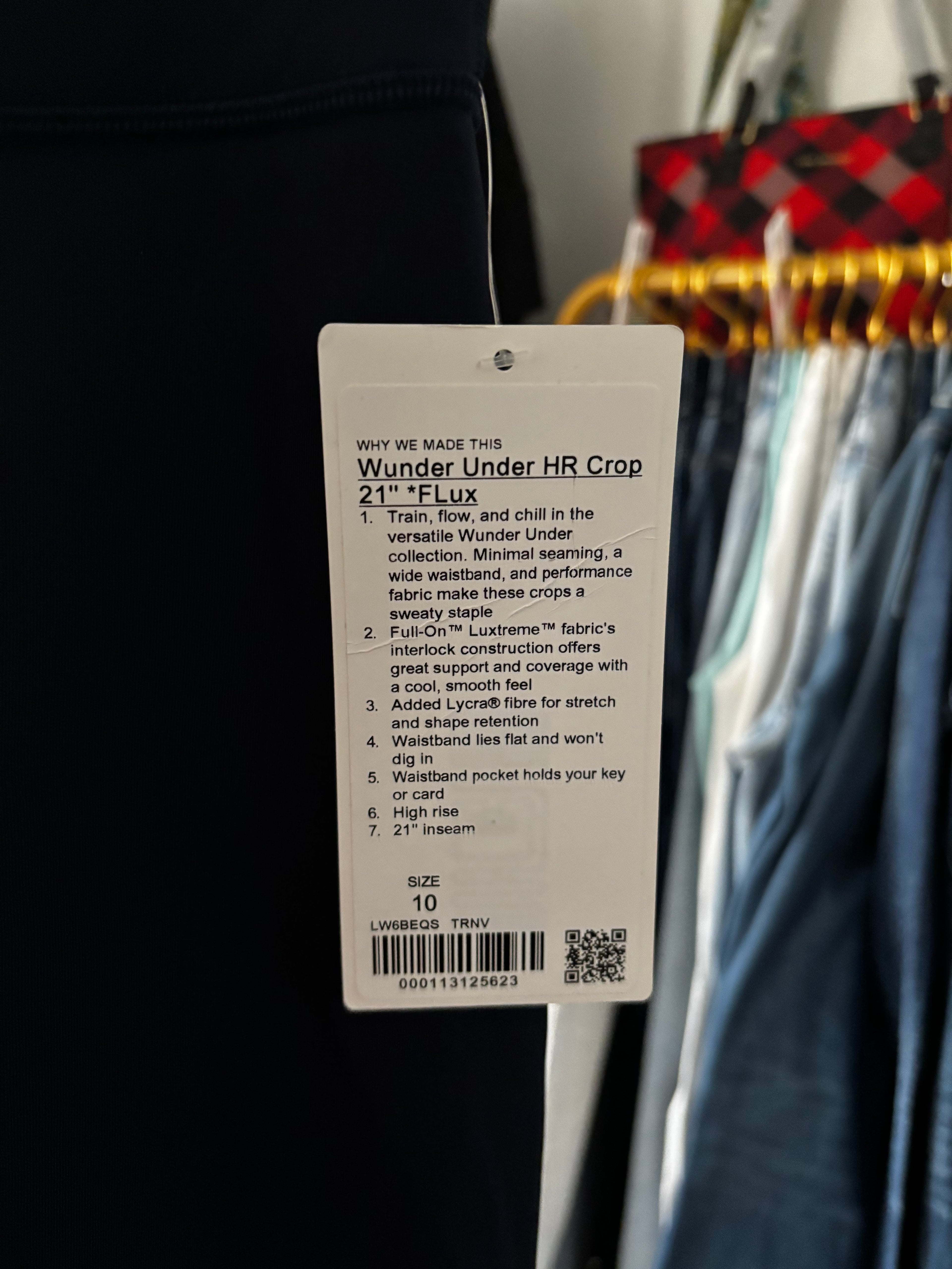 Lululemon Navy Crop Leggings