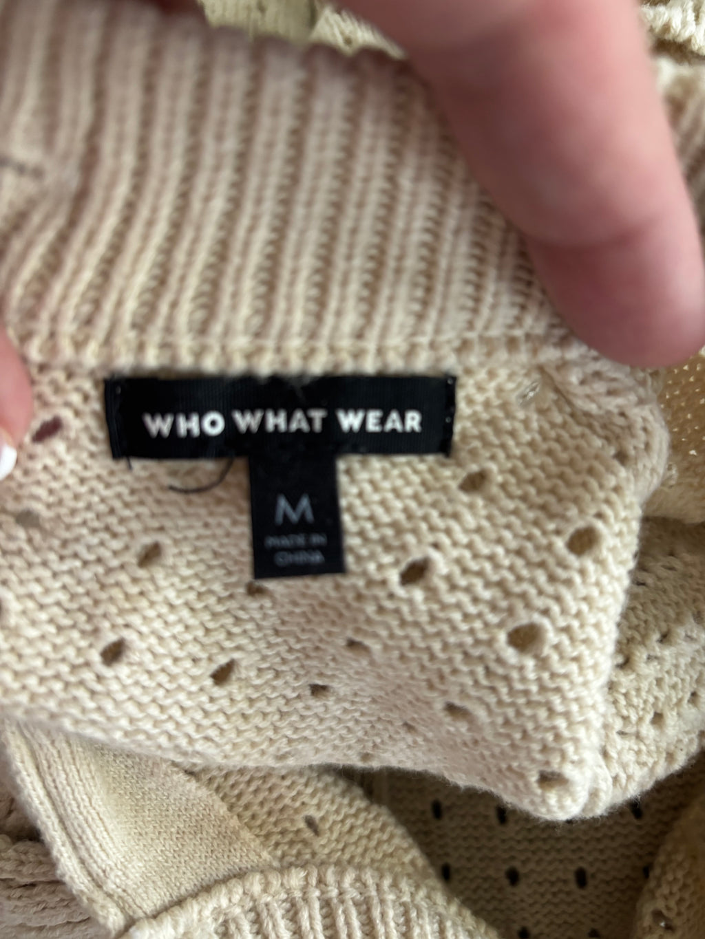 Who What Wear Knit Top