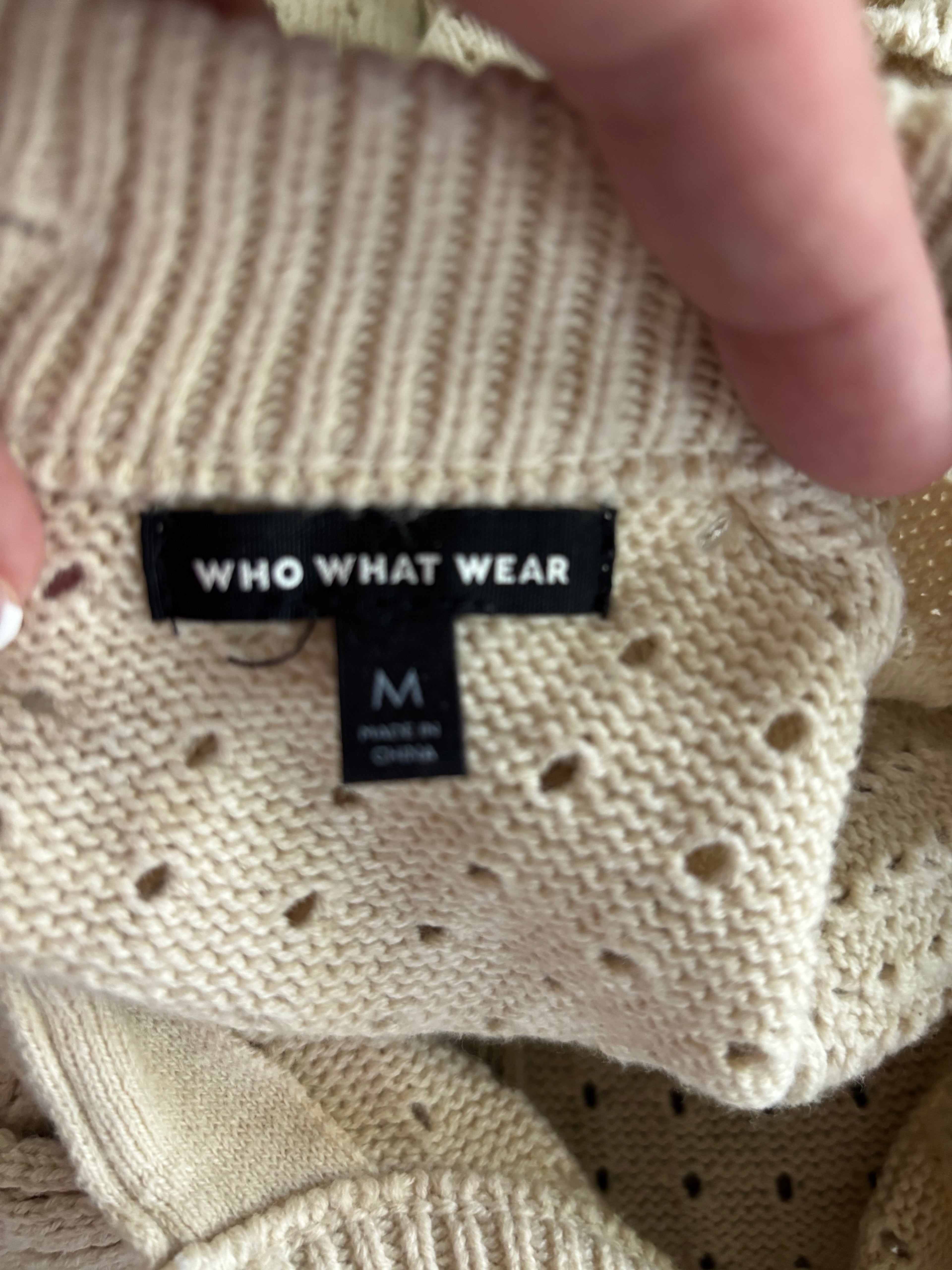 Who What Wear Knit Top