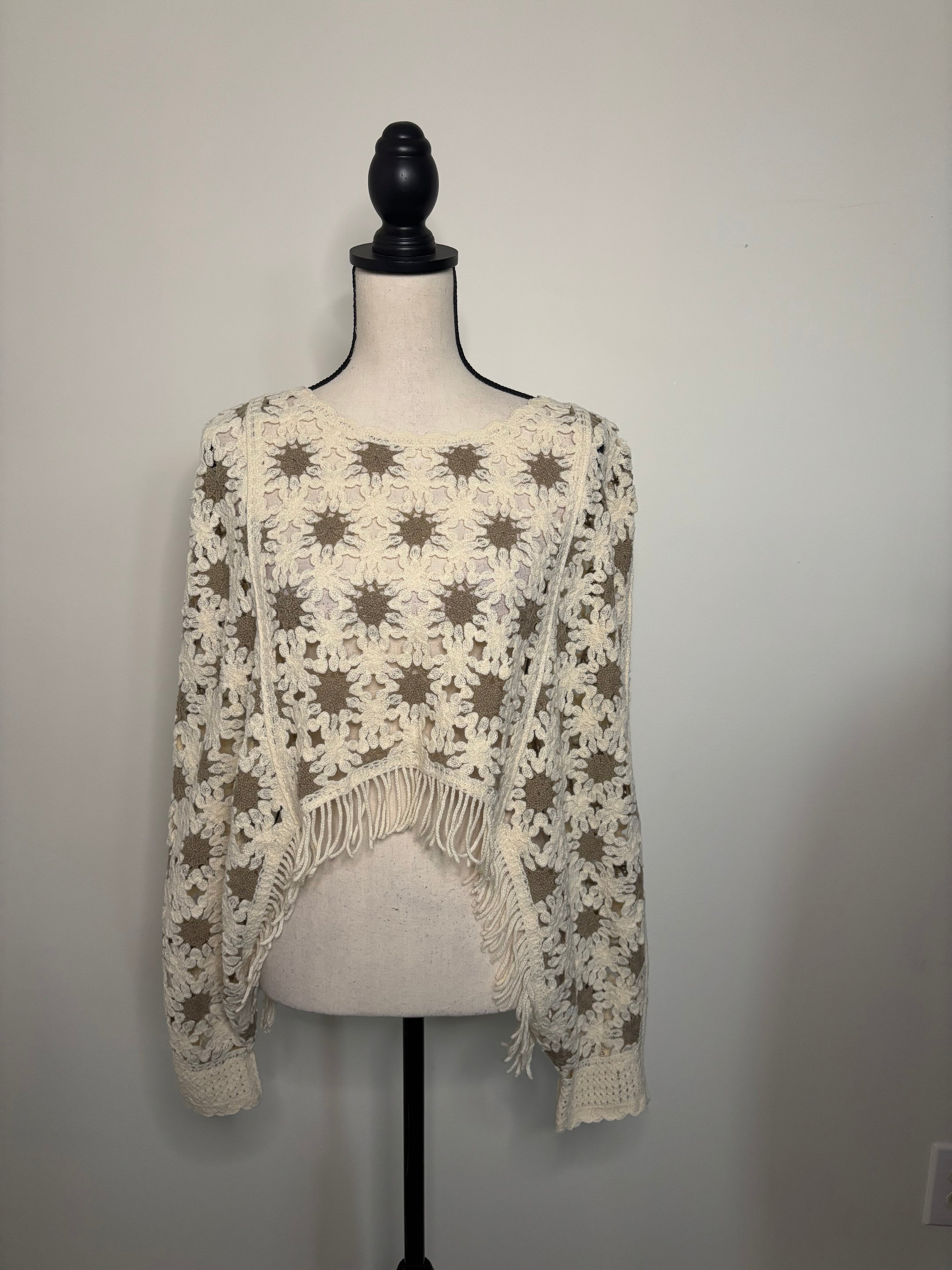 House of Harlow 1960 Crochet Sweater