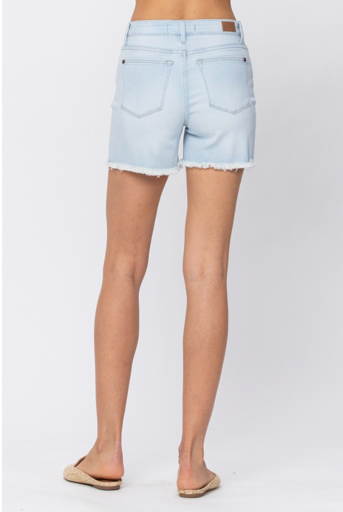 Judy Blue Light Wash Denim Shorts