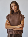 Seam Detail Knit Vest