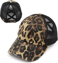Criss Cross Ponycap - Leopard