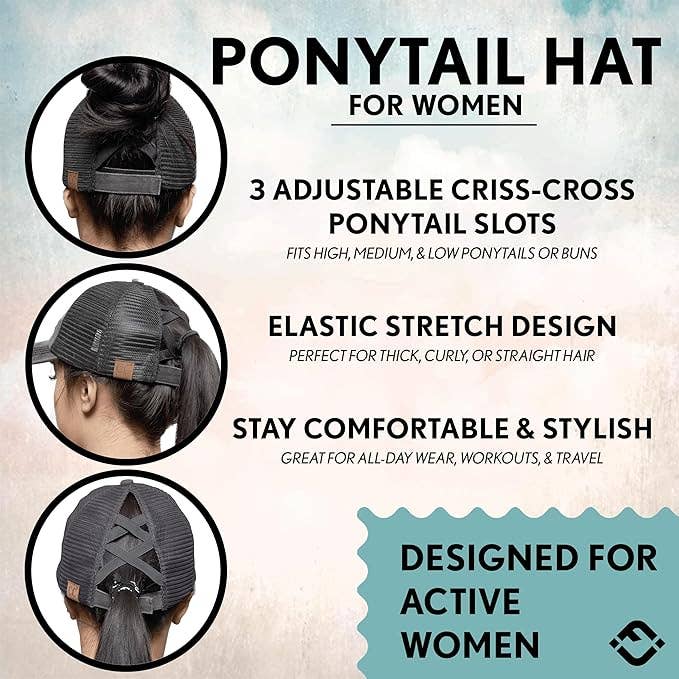 Criss Cross Ponycap - Leopard