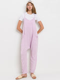 V-Neck Sleeveless Jumpsuit
